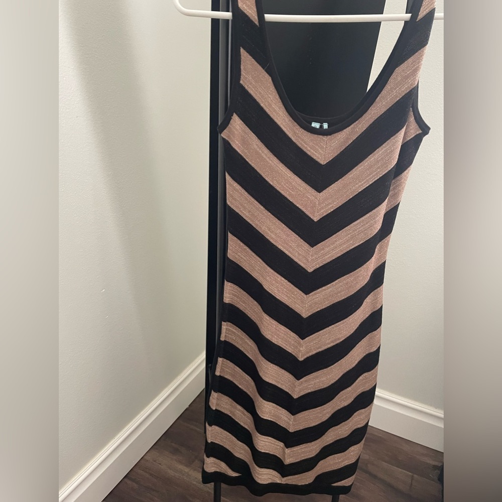 Guess by Marciano Black and gold dress